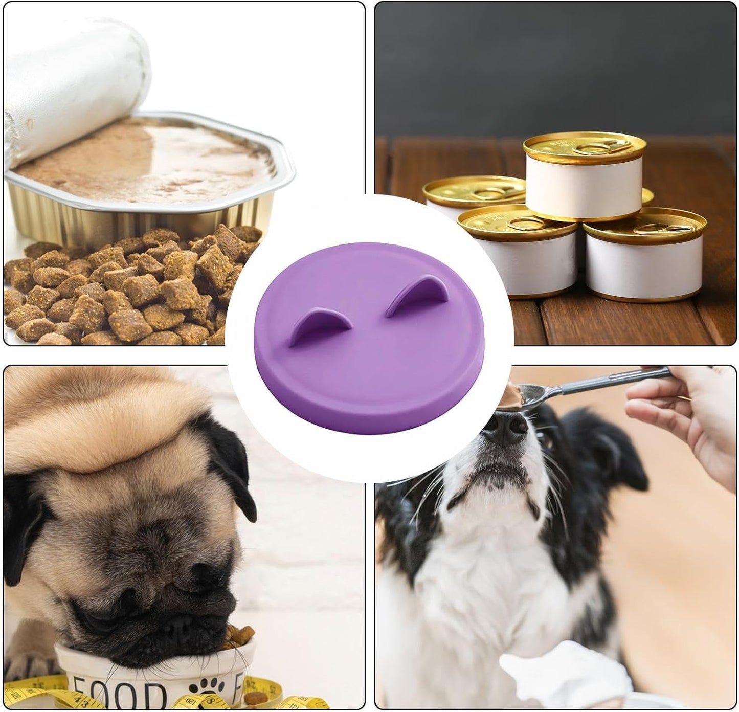 Couvercle Silicone pour Boîte de Pâtée