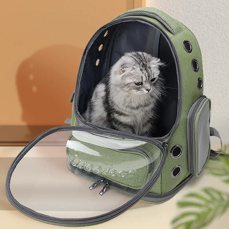 Sac à Dos Transparent pour Chat ou Petit Chien