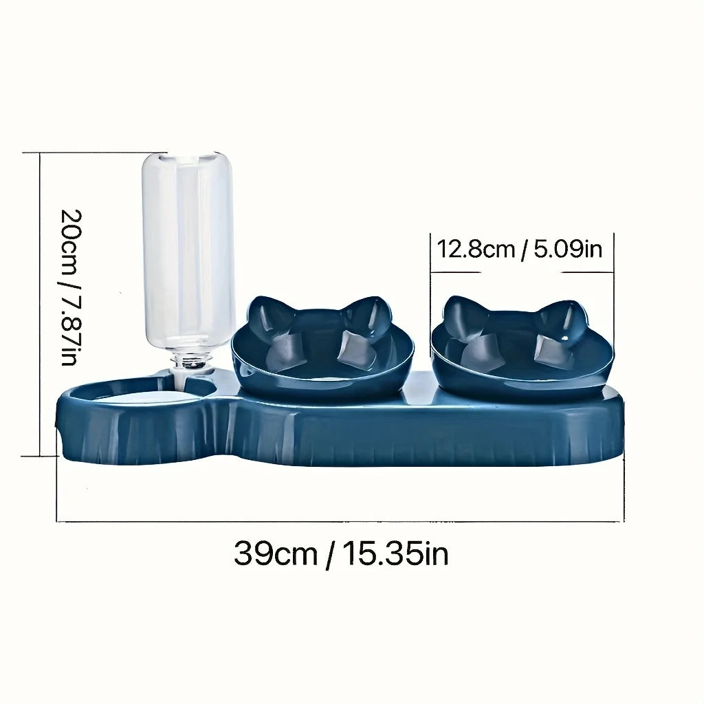 Gamelle 3-en-1 avec distributeur d’eau