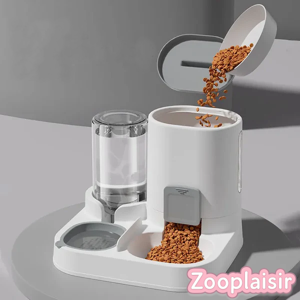 Distributeur Automatique 2-en-1 pour Chat
