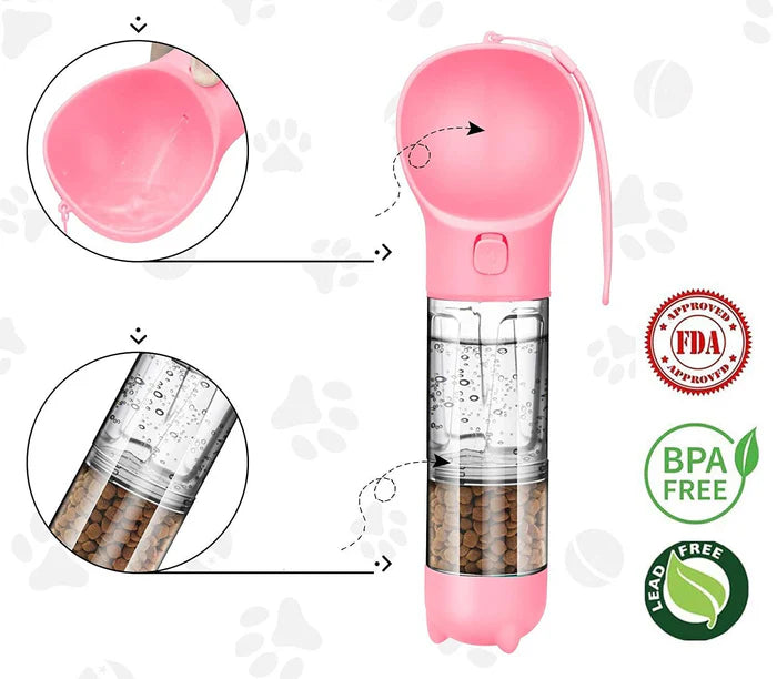 Gourde multifonction pour chien et chat