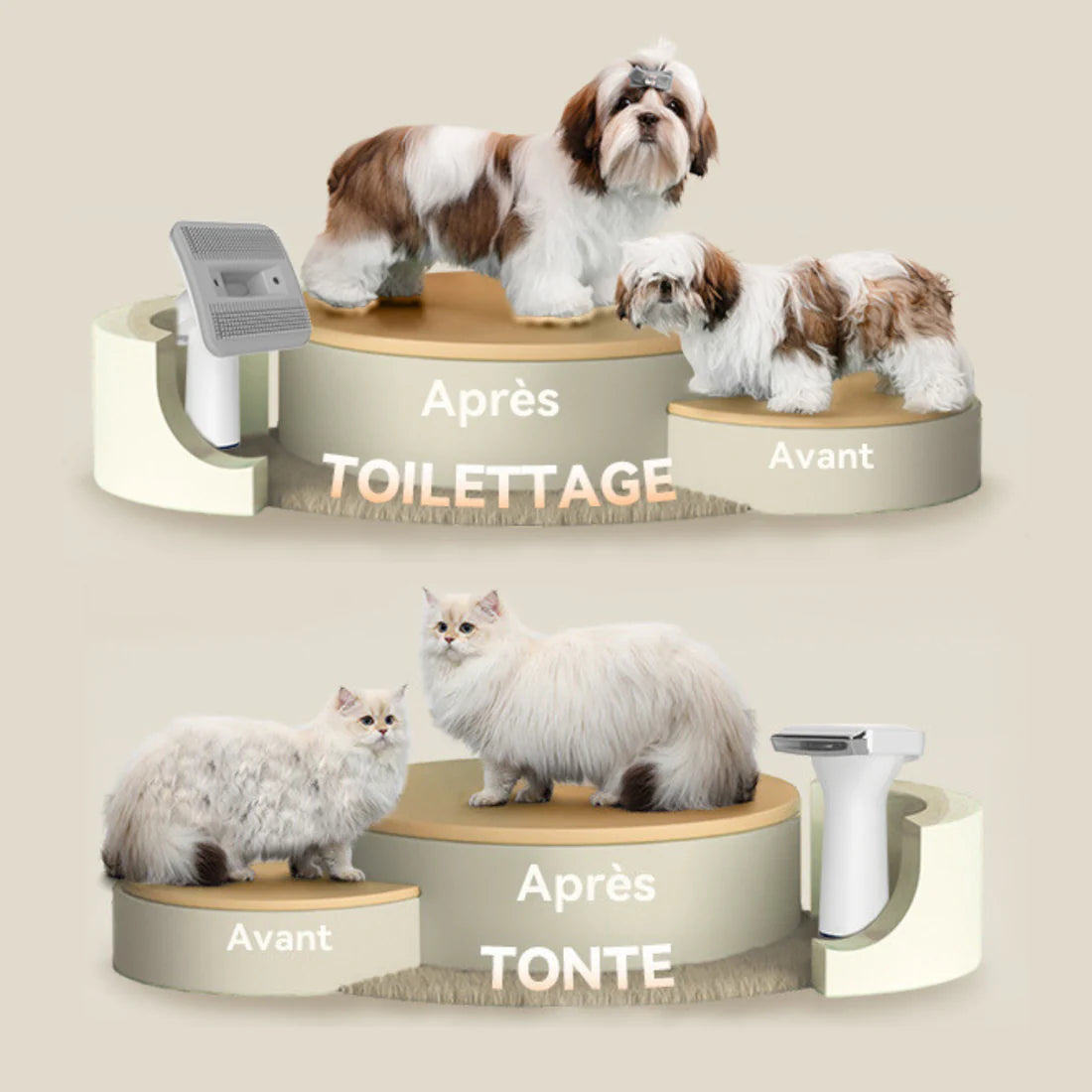 Aspirateur de toilettage pour animaux
