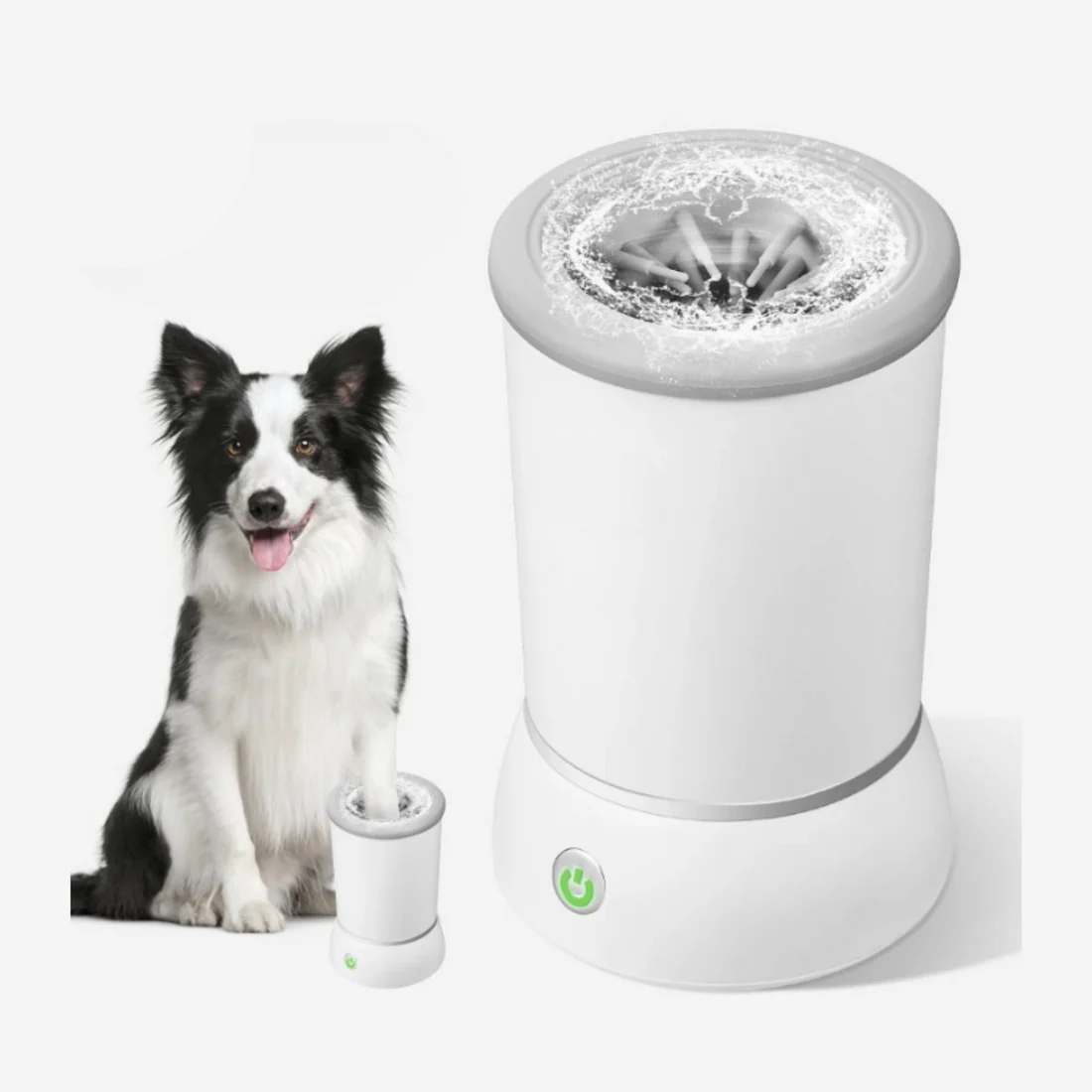Lave-pattes électrique pour chien et chat
