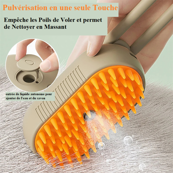 Brosse Électrique 3 en 1 pour Chien et Chat