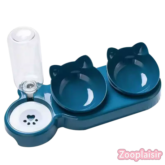 Gamelle 3-en-1 avec distributeur d’eau
