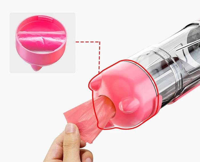 Gourde multifonction pour chien et chat