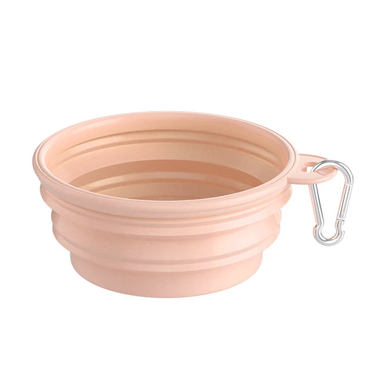 Gamelle pliable en silicone 350/650ml avec mousqueton