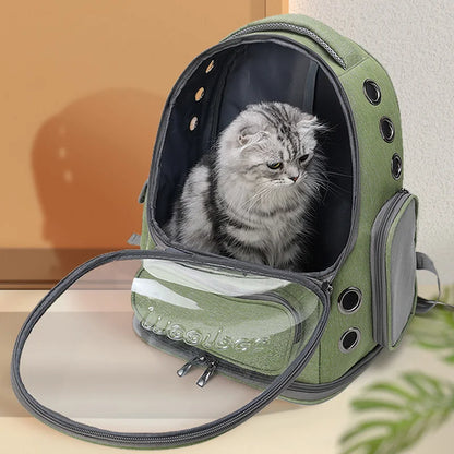 Sac à Dos Transparent pour Chat ou Petit Chien