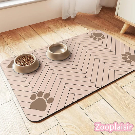 Tapis Absorbant Gamelle Chien & Chat