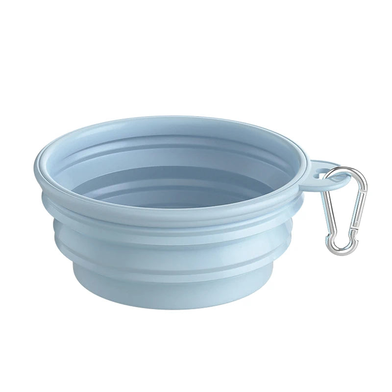 Gamelle pliable en silicone 350/650ml avec mousqueton