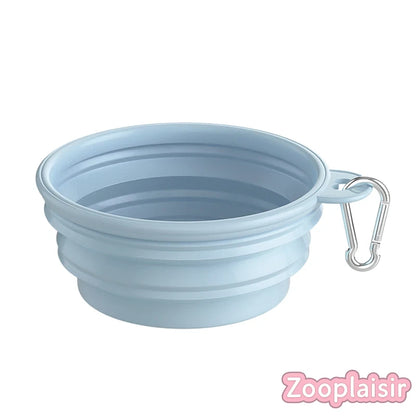 Gamelle pliable en silicone 350/650ml avec mousqueton