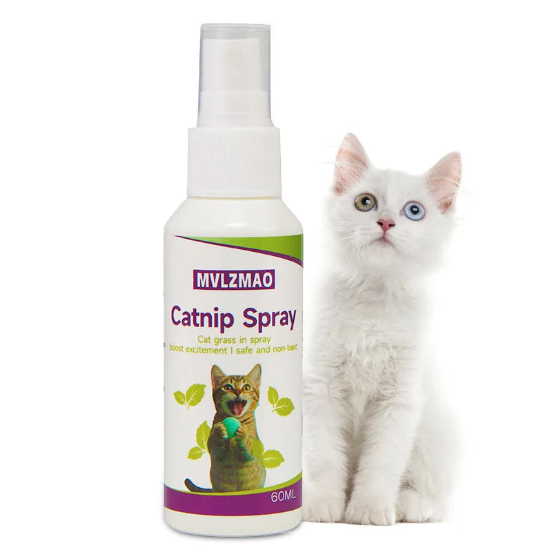 Spray d'Herbe à Chat Naturel – Stimulation et Bien-Être pour Votre Félin