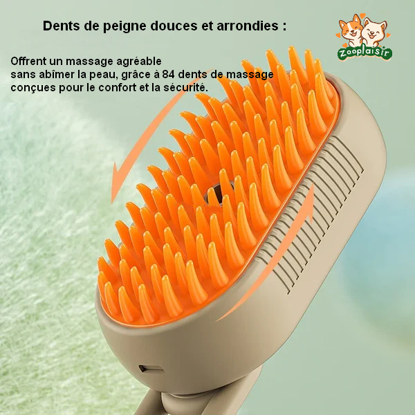 Brosse Électrique 3 en 1 pour Chien et Chat